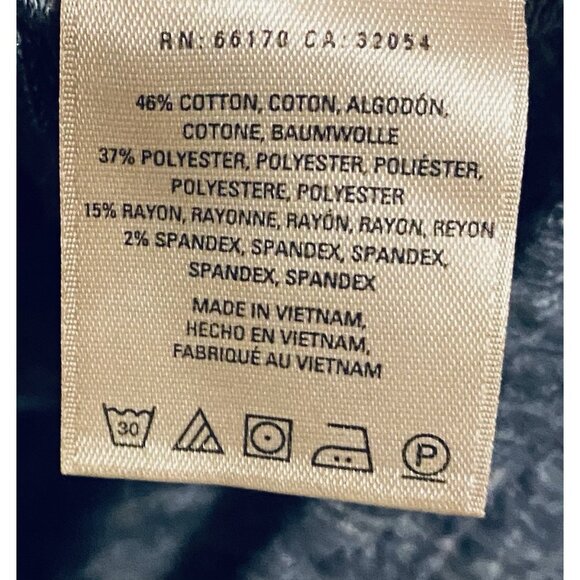 Anthropologie Saturday Sunday Sweater Dress Womens Large Blue Cowl Neck Textured - Picture 7 of 8